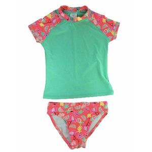 Girl's Toddler Swimsuit 2 Piece Bikini Rash Guard